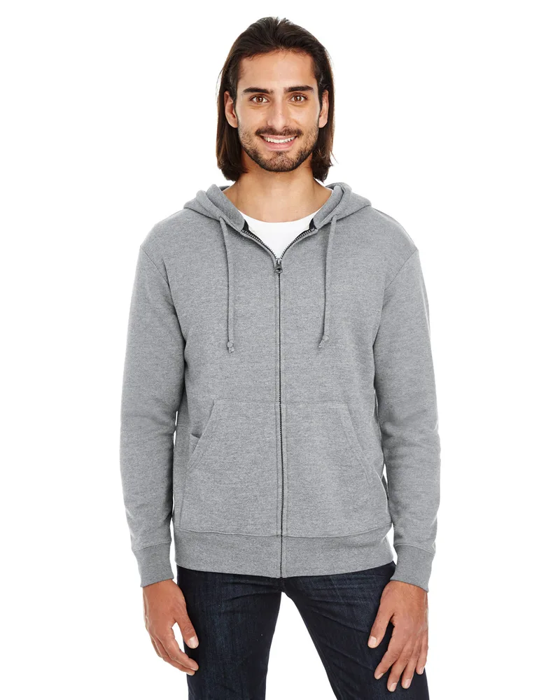 THREADFAST Unisex Triblend French Terry Full-Zip view 5