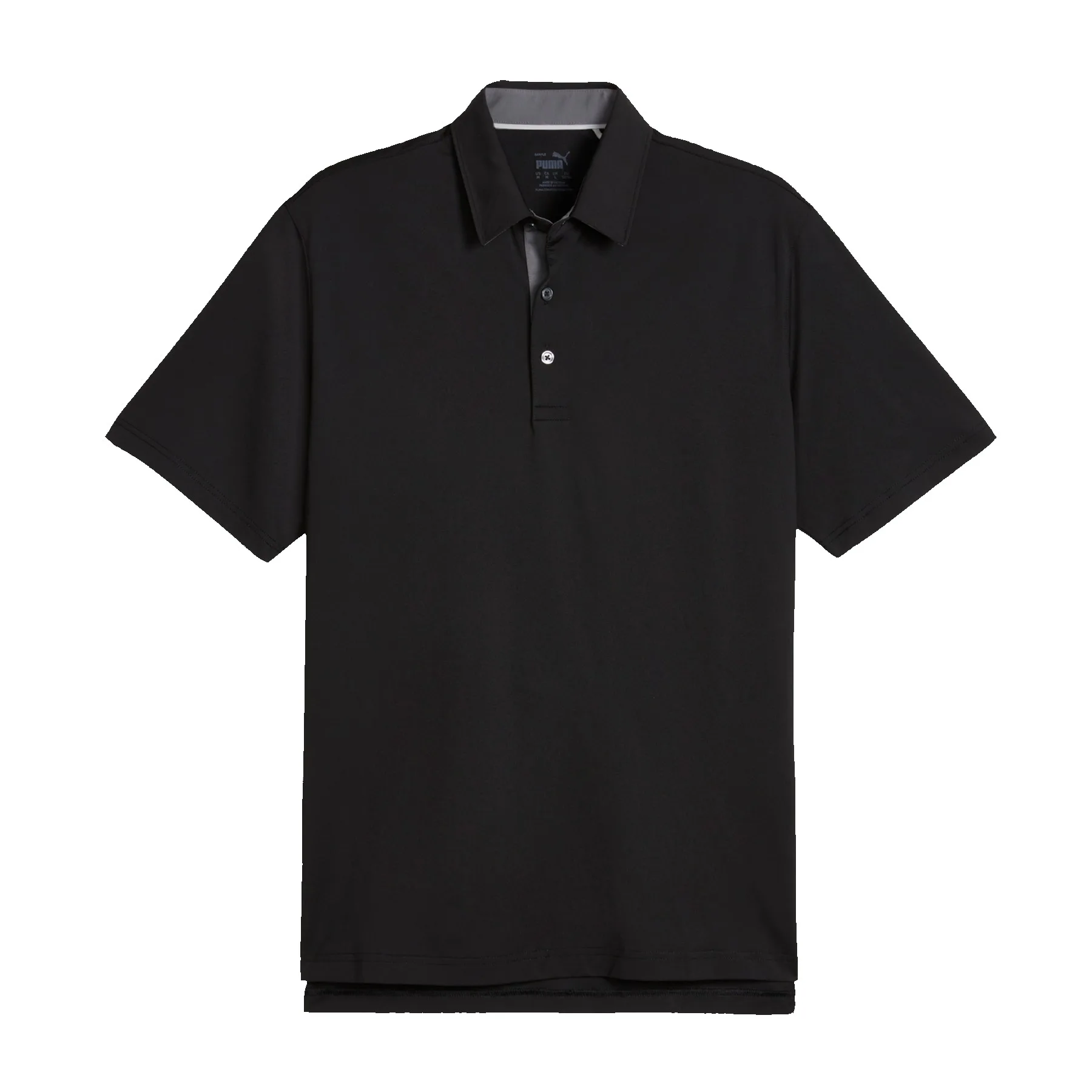 Puma MATTR Brigade Golf Polo - Puma Black/Slate Sky