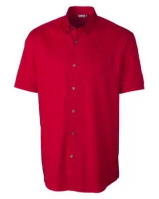 Clique Avesta Stain Resistent Mens Short Sleeve Button Down Shirt view 3