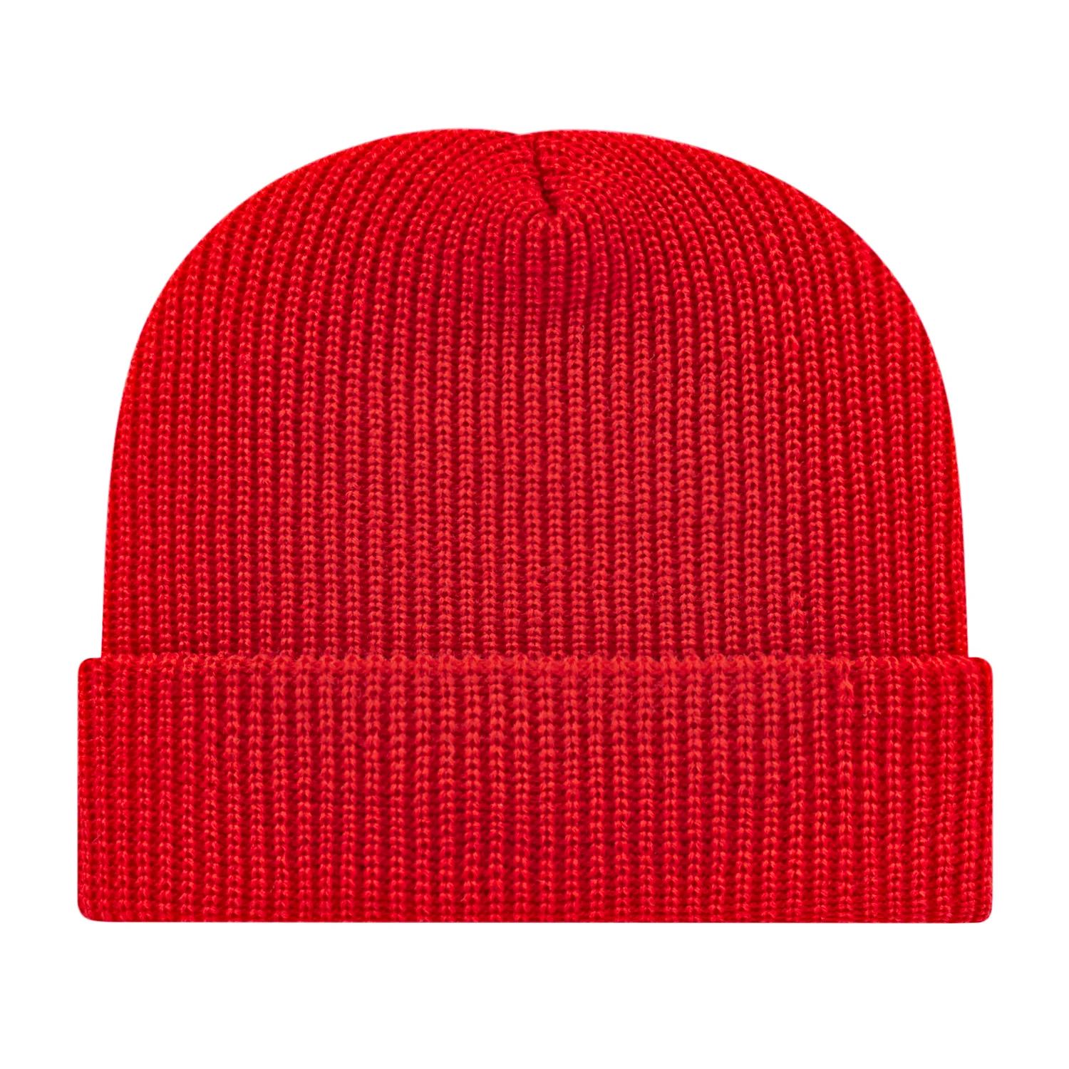 Ribbed Knit Cap with Cuff view 3