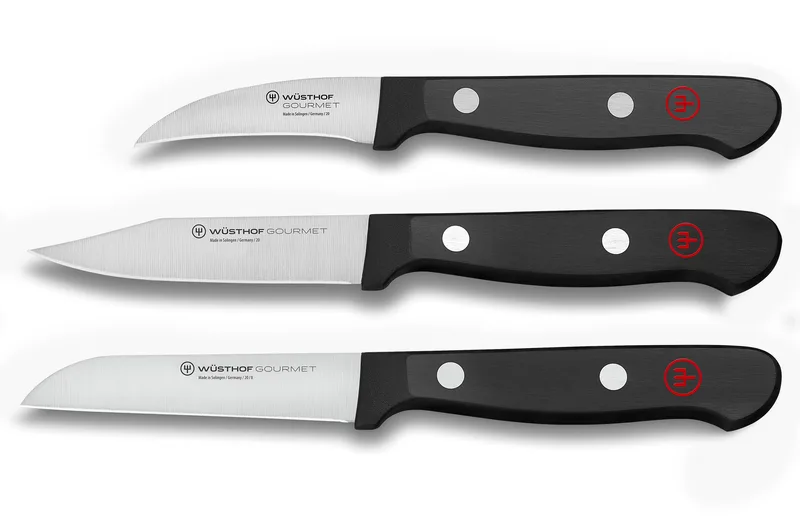 Wusthof 3Pc Gourmet Paring Knife Set