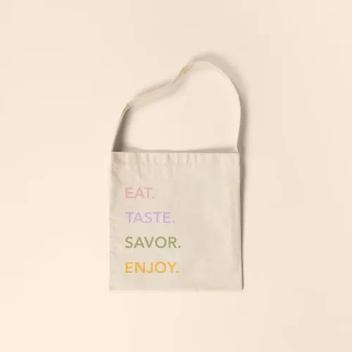 Continued Sunshine Natural Canvas Tote