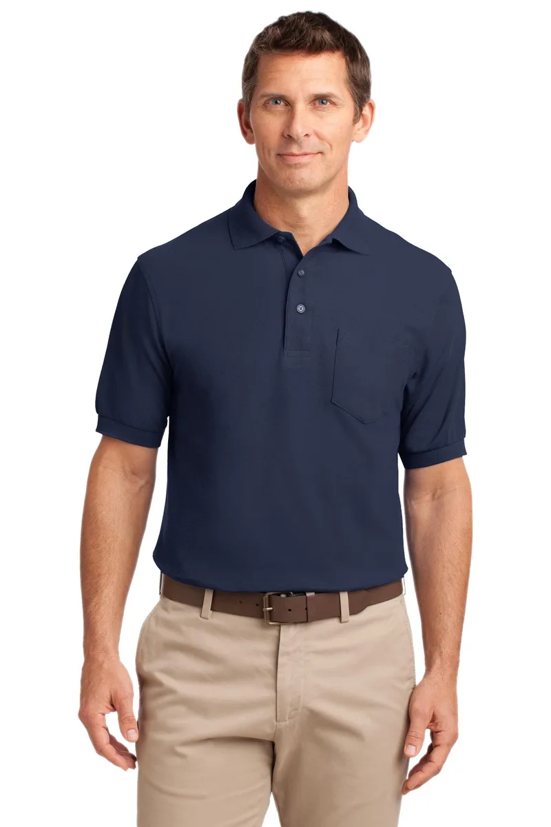 Port Authority® Silk Touch™ Polo with Pocket. view 4