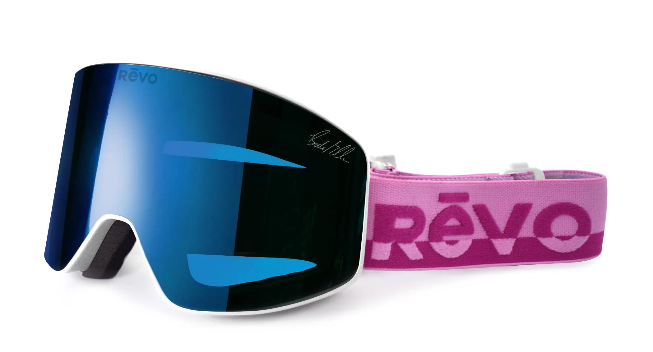 Revo Sunglasses Metallic White Bode Miller No. 3 Goggles