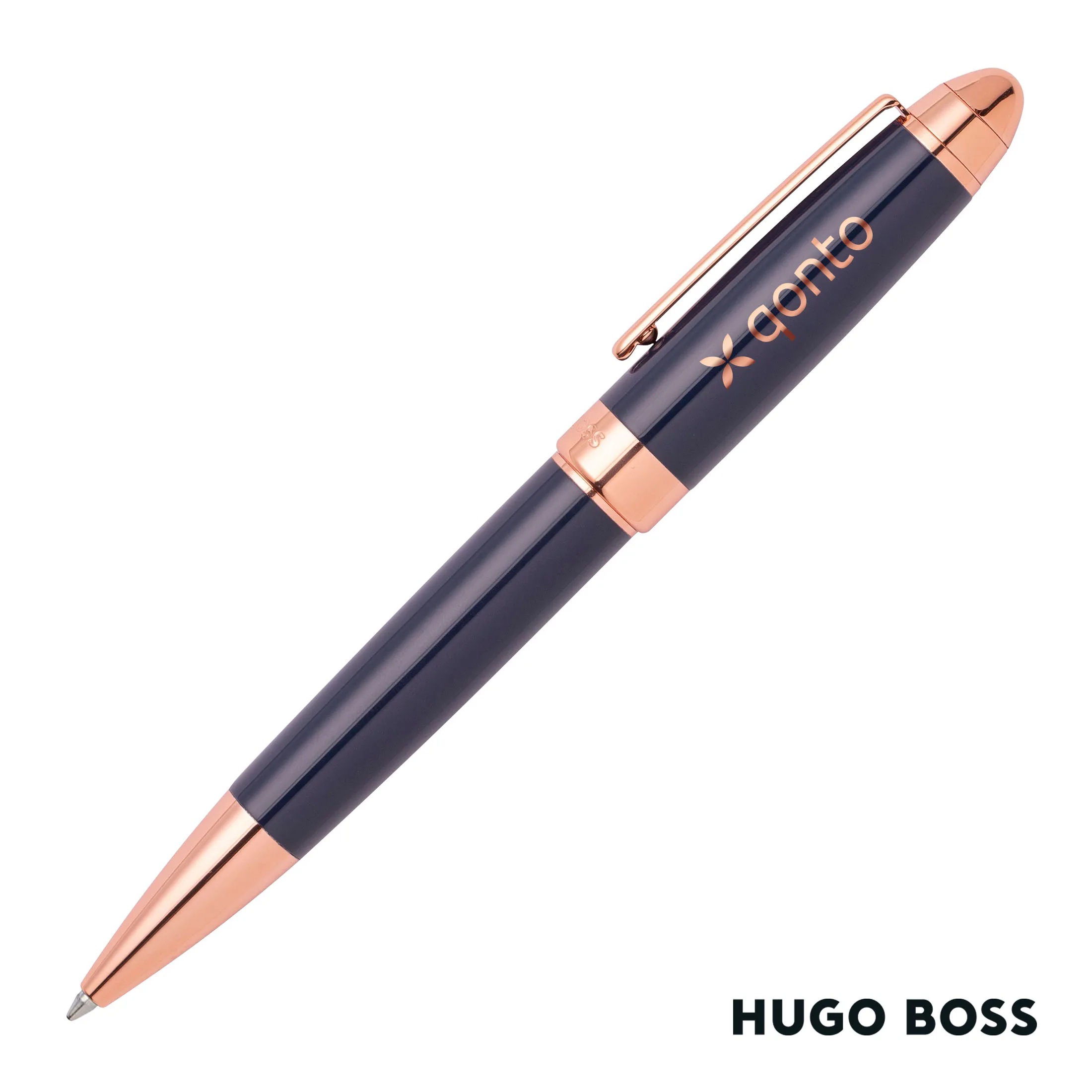 Ballpoint, Blue/Rose Gold