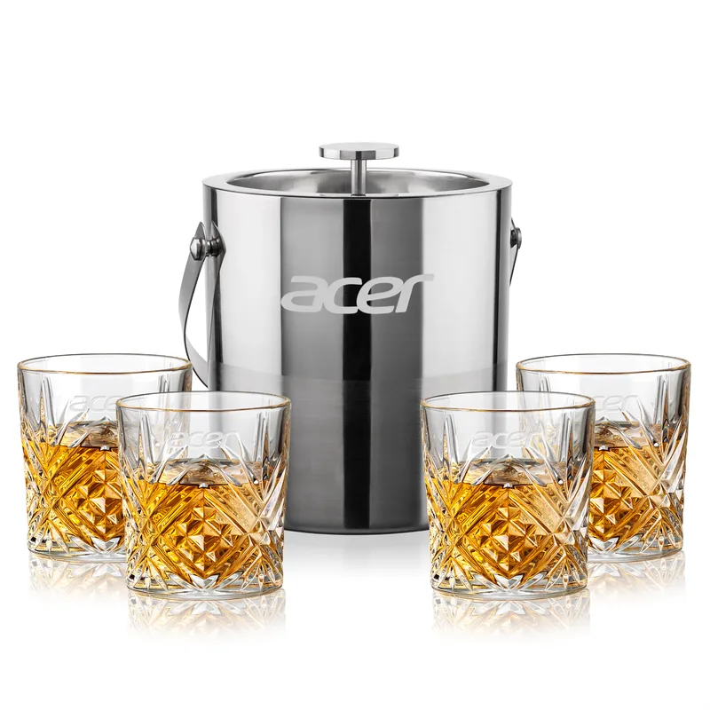 Catania Bucket Set, Laser Engraving, Set of 5