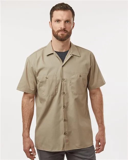 Dickies® Men's Industrial Short Sleeve Work Shirt