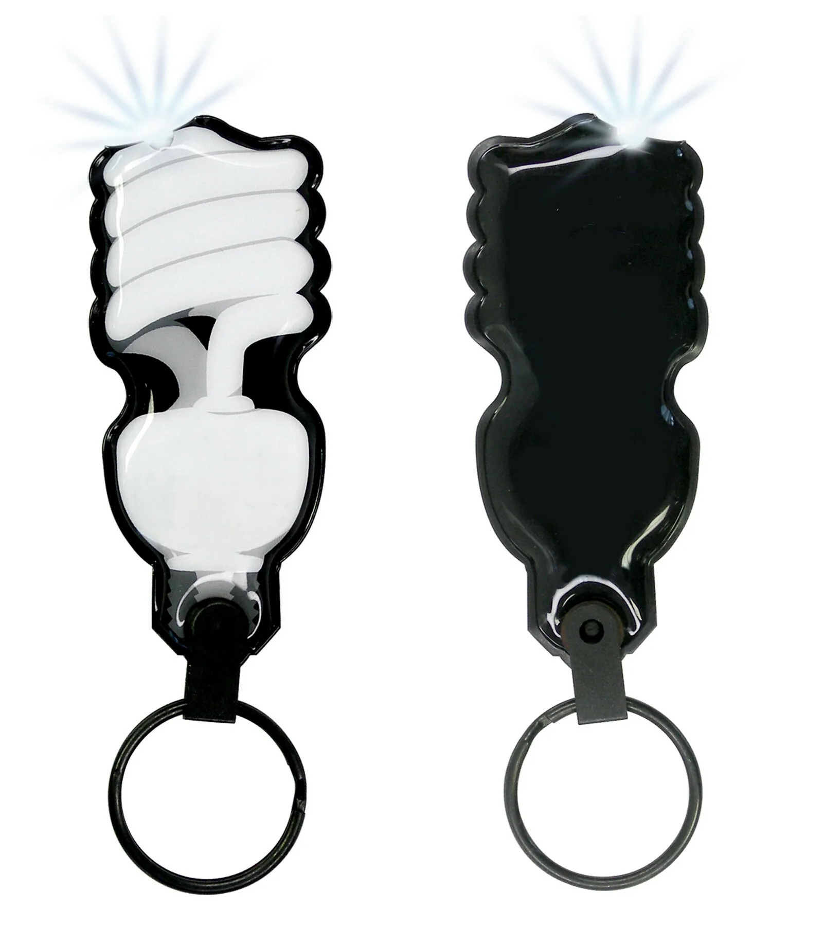 ShapeLights™ Color-A-Shape Key Ring Flashlight (Energy Saver Light Bulb) view 2