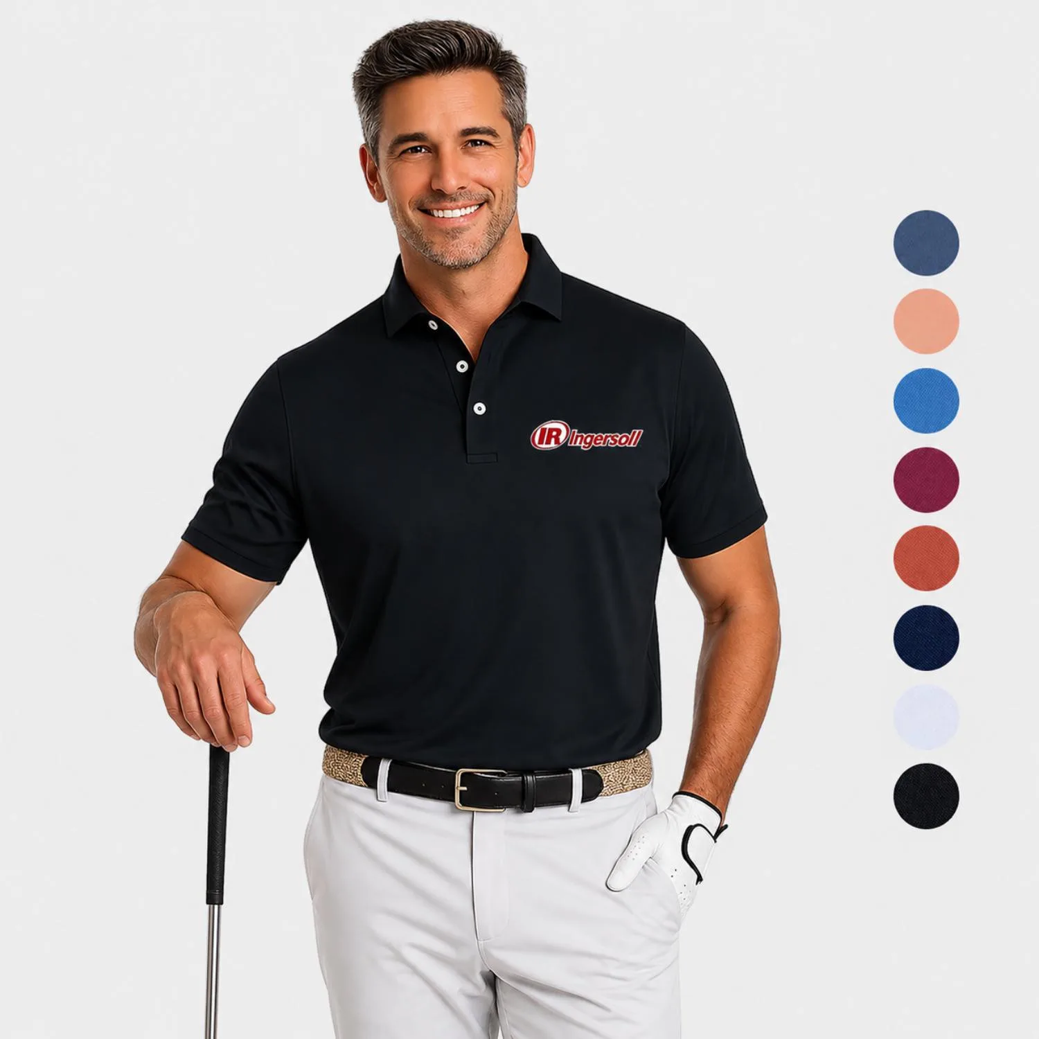 Holderness & Bourne® The Macdonald Men's UPF 50+ Polo Shirt
