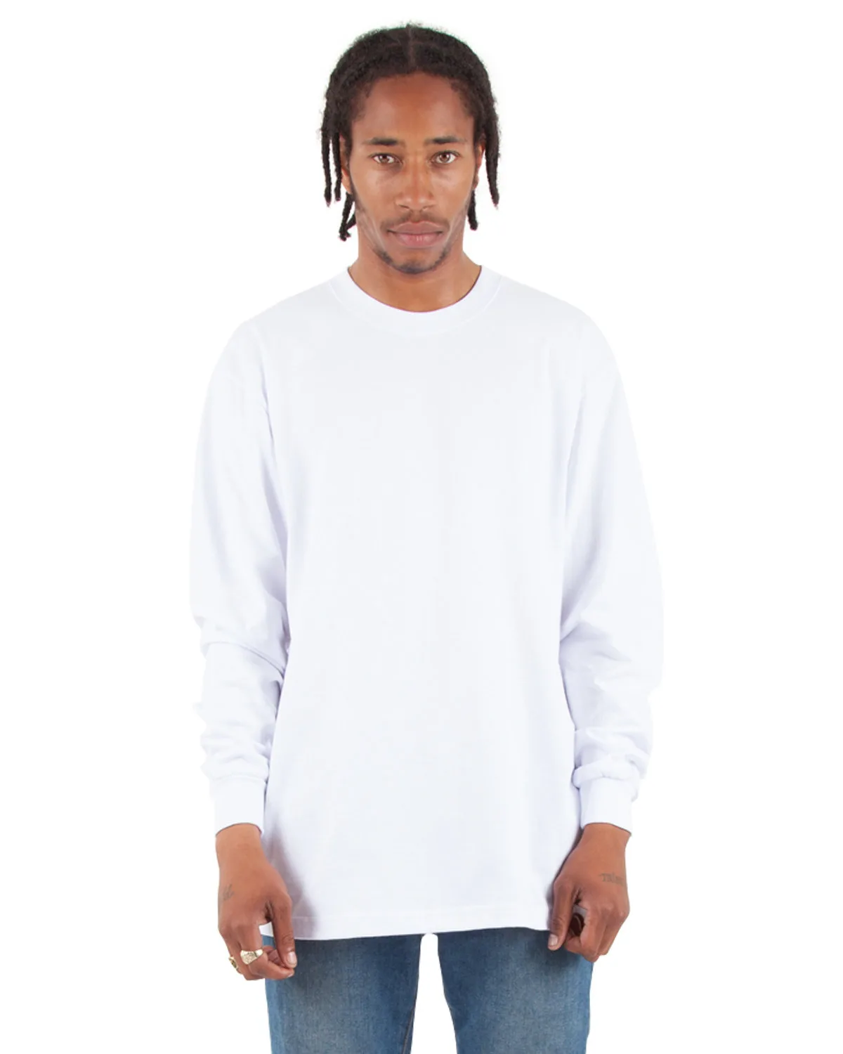 SHAKA WEAR® Unisex Max Heavyweight Long Sleeve T-Shirt view 3