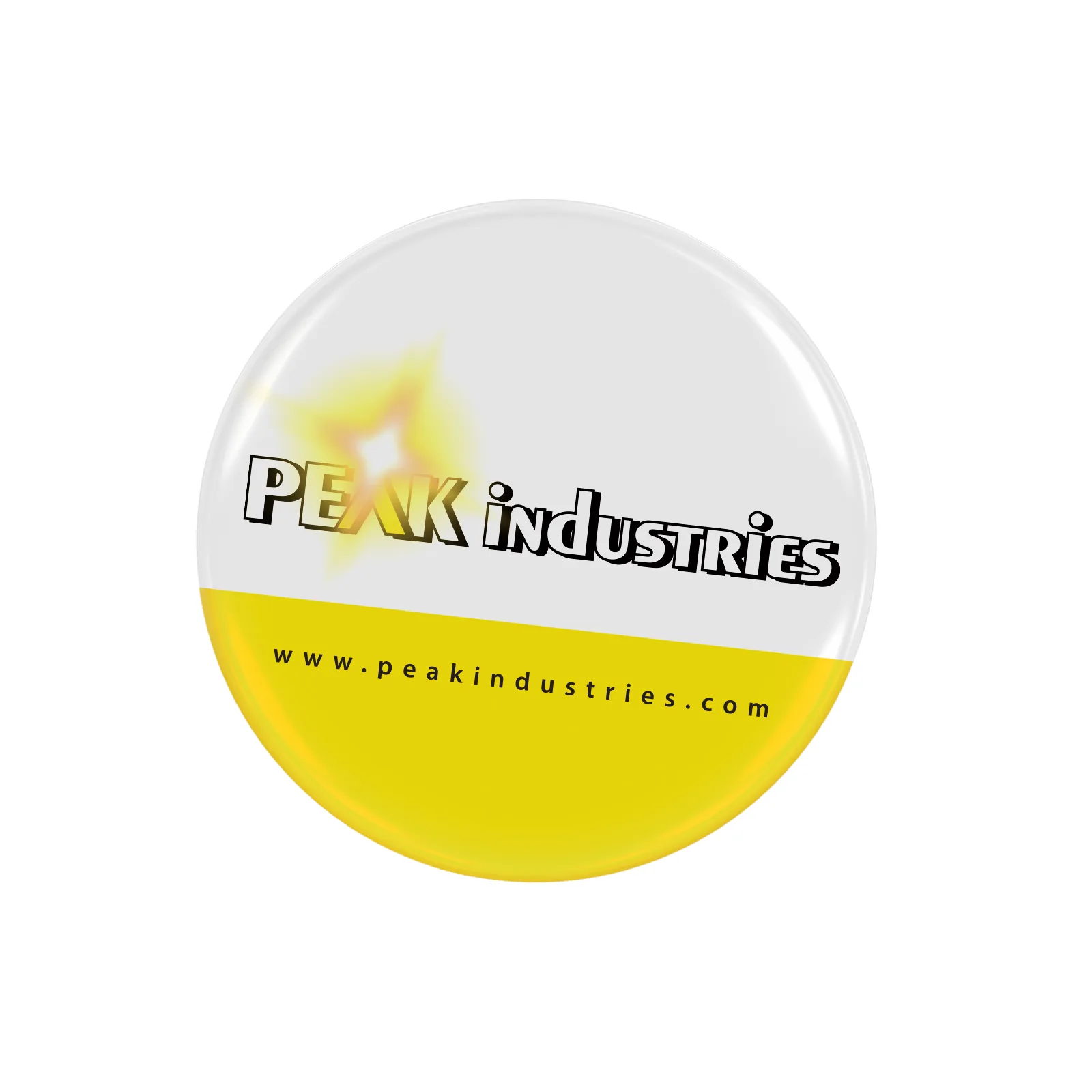 3.5" Round Flashing Button