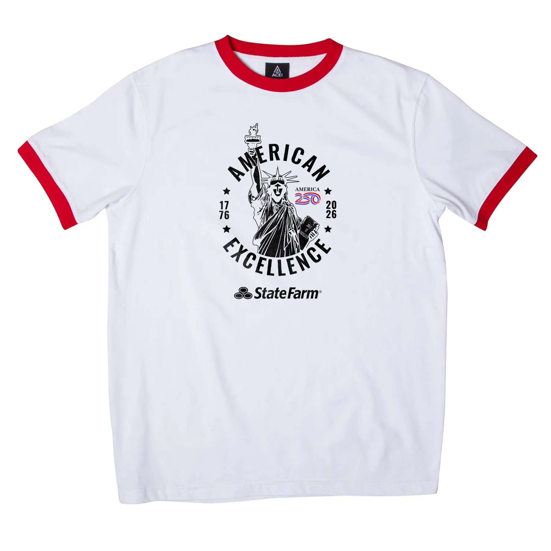America 250 ACE Ringer Tee view 6