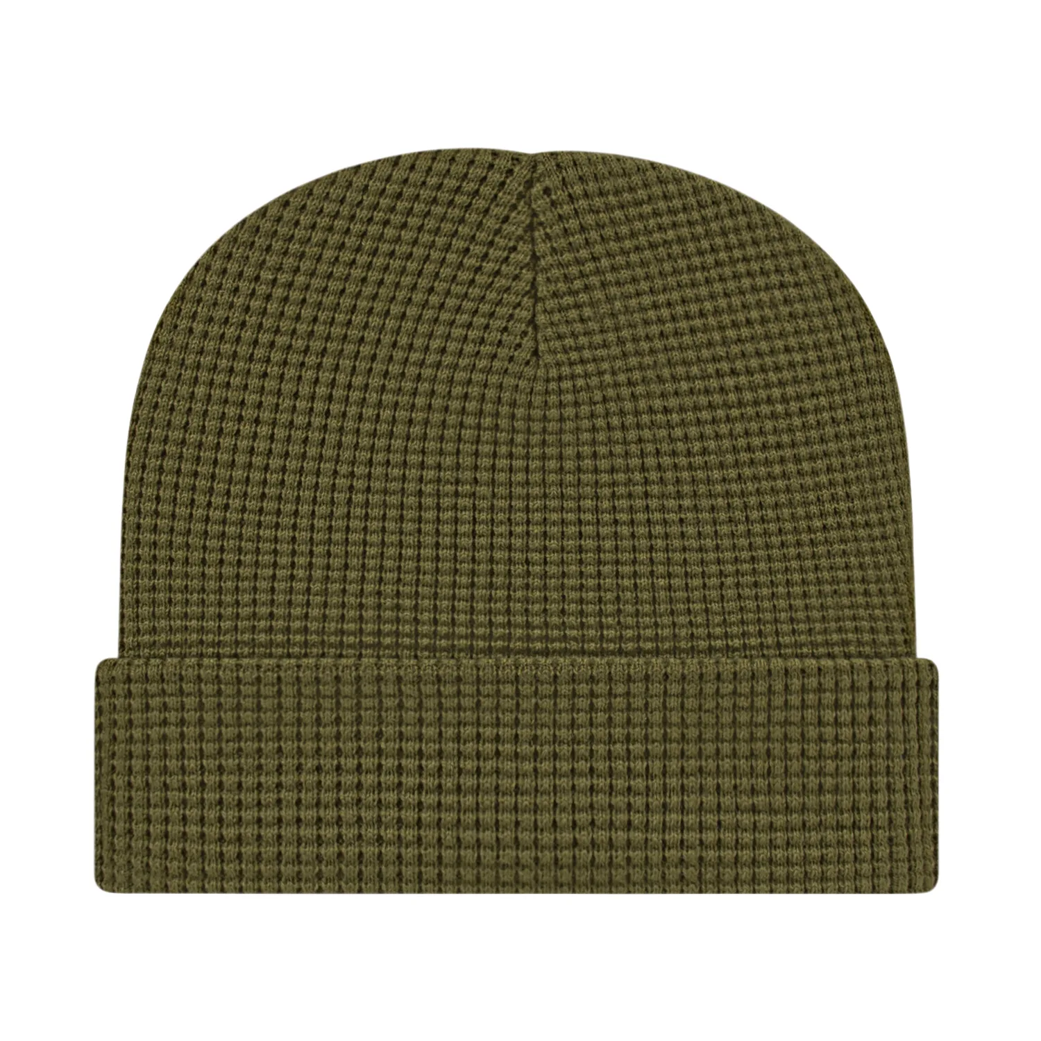 Waffle Knit Cap With Cuff view 2