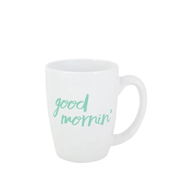14 Oz. White Challenger Ceramic Mug
