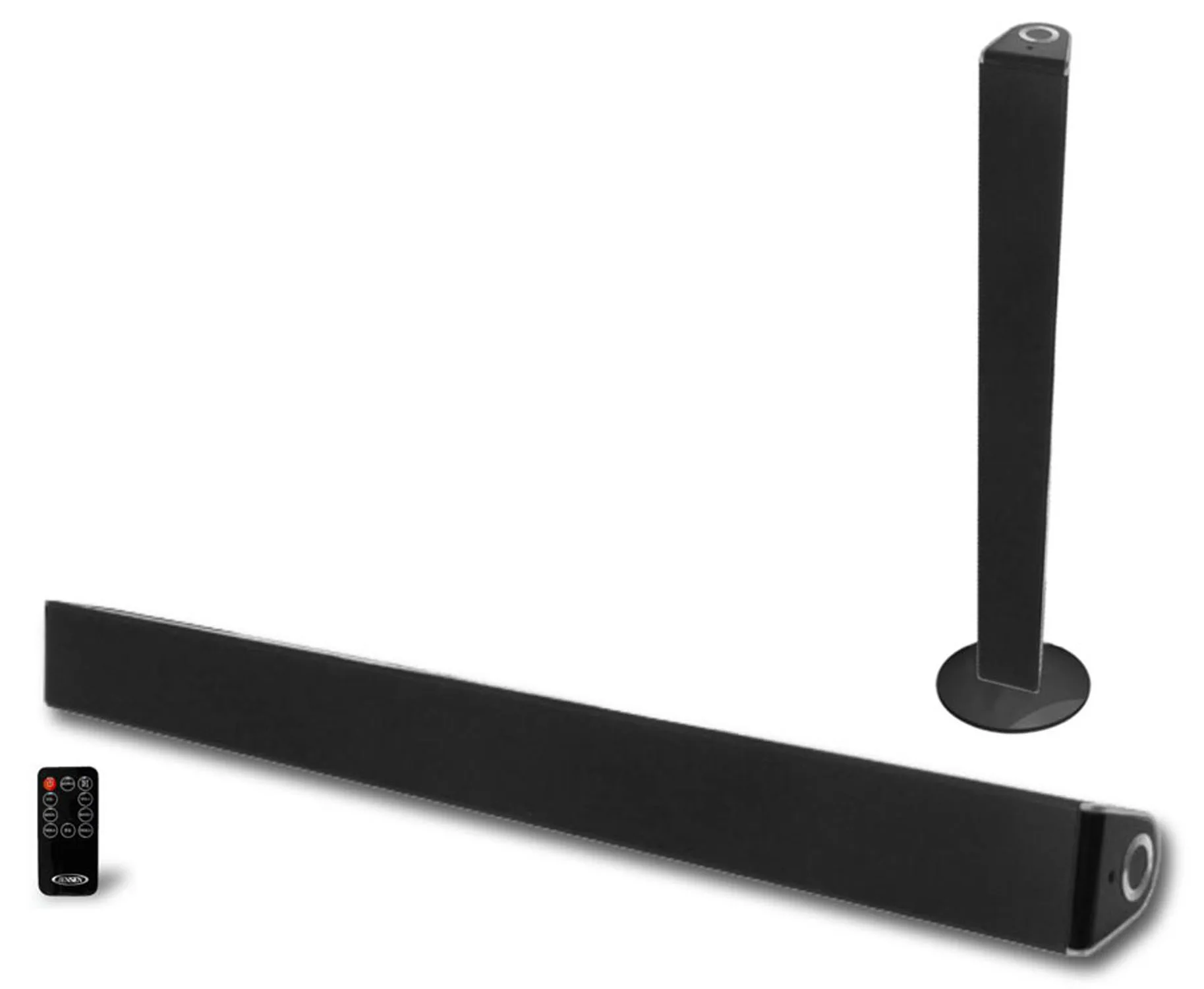 Jensen Audio Wall Mountable 2.1 Channel Bluetooth Soundbar Tower w/Built In Subwoofer