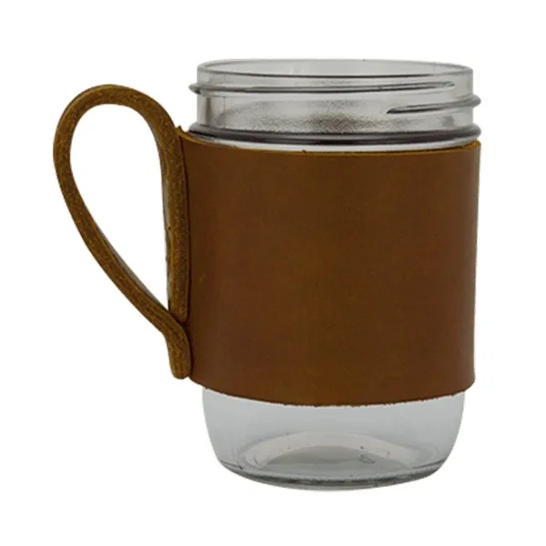 Brewster 16 oz. Wide Mason Jar & Sleeve view 3