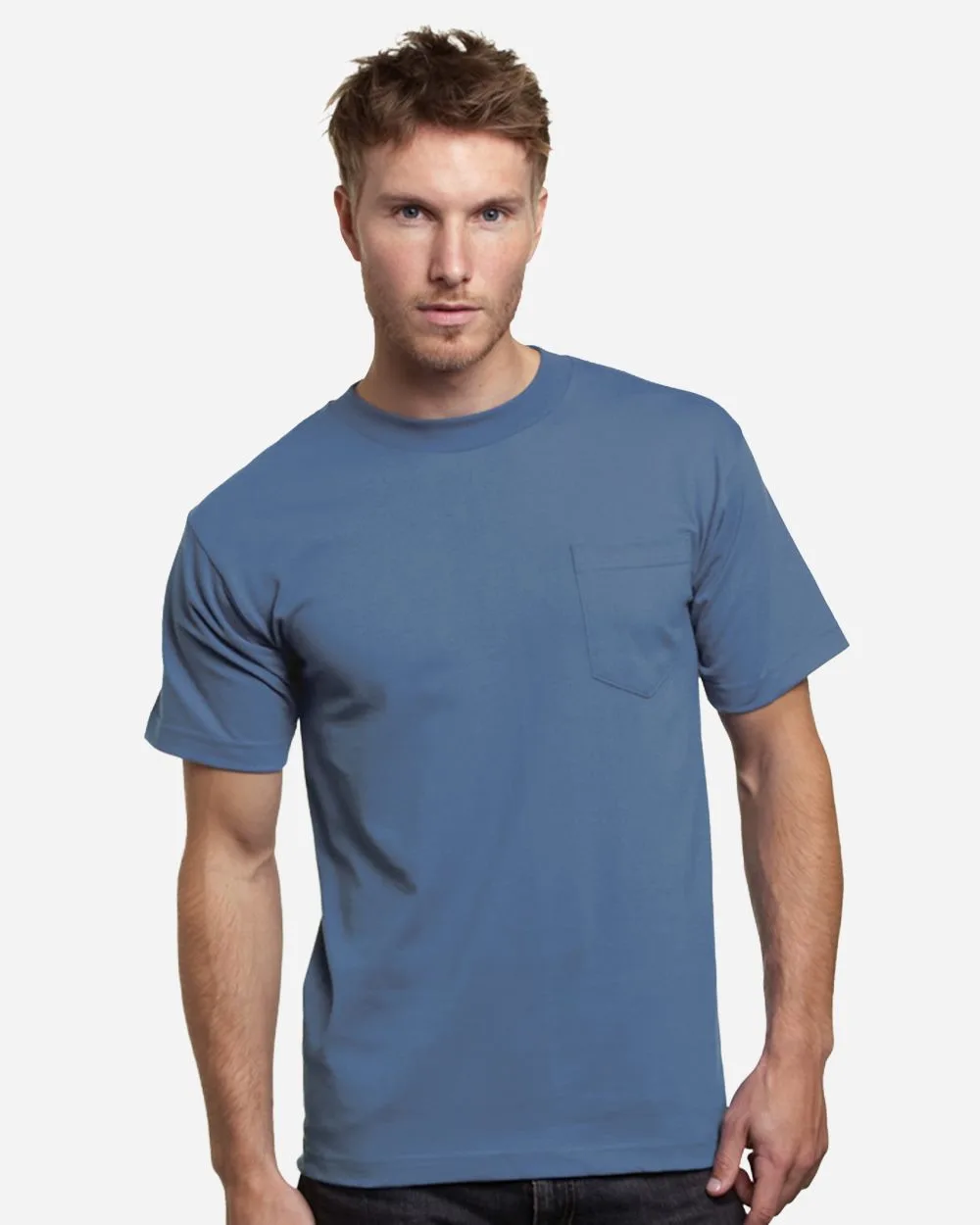 Bayside® USA-Made Pocket T-Shirt view 2
