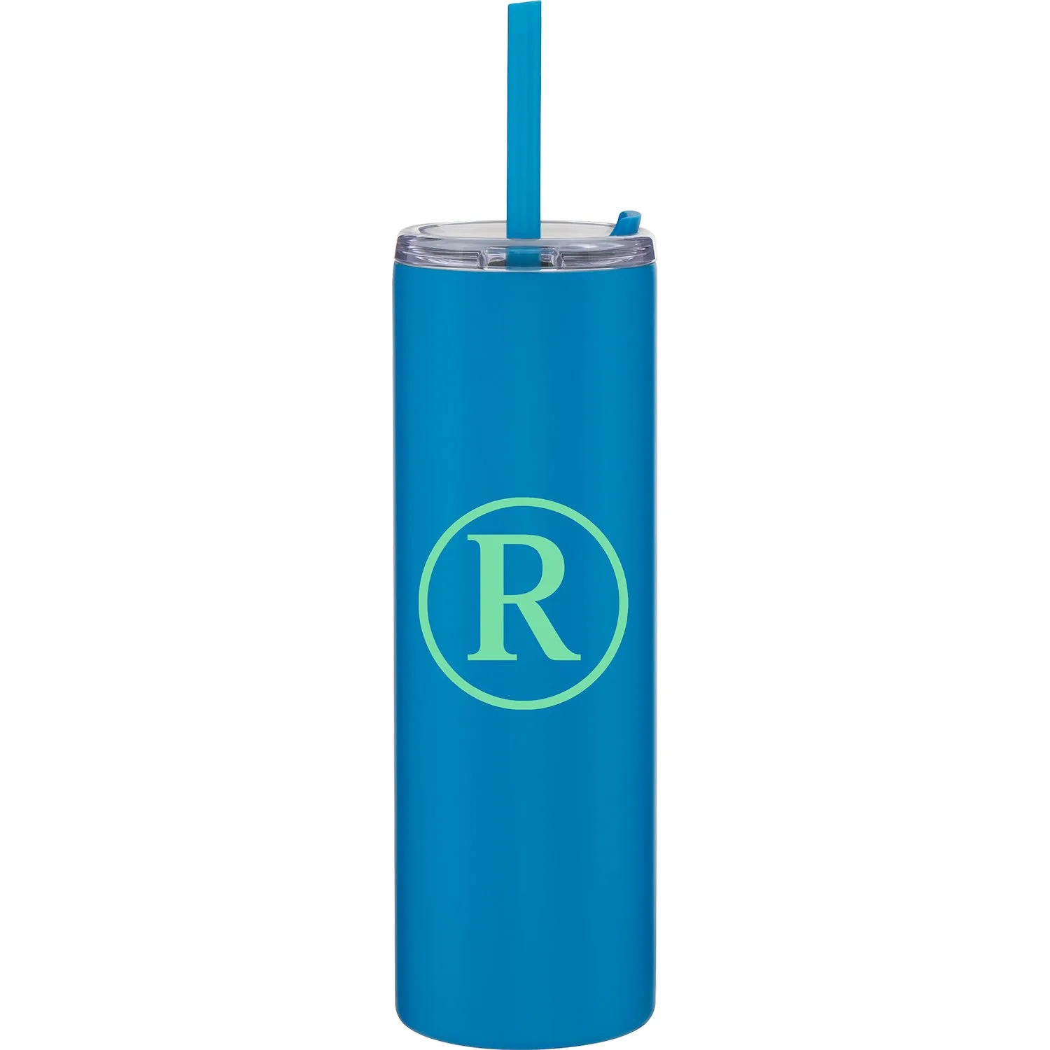 16 oz Lane Travel Tumbler (Matte Cerulean)