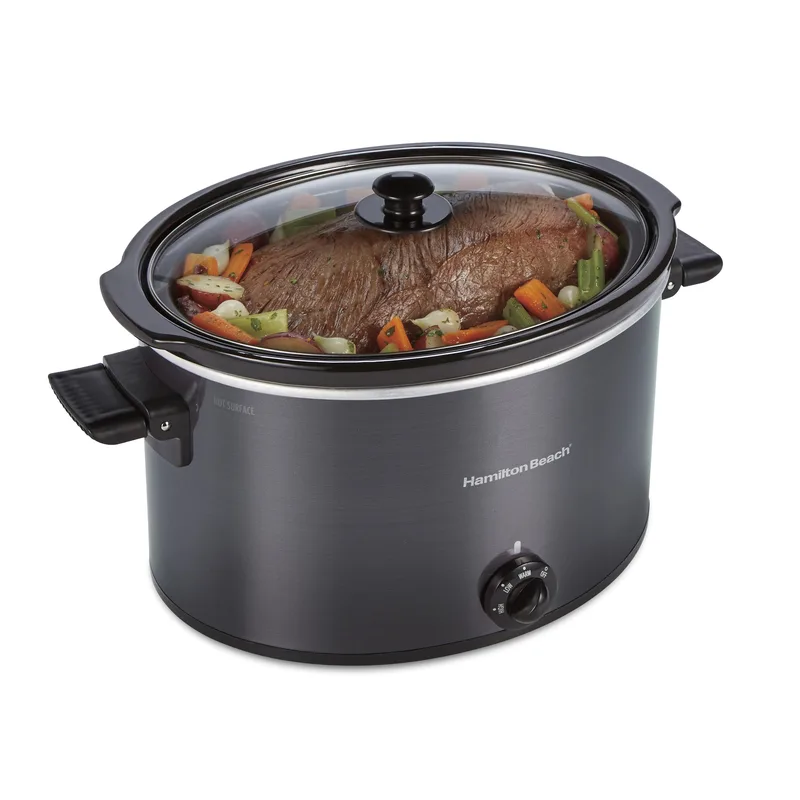 Hamilton Beach® Black 10 Qt. Extra Large Capacity Slow Cooker