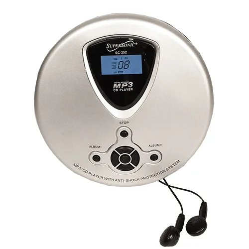 SuperSonic Personal MP3/CD Player