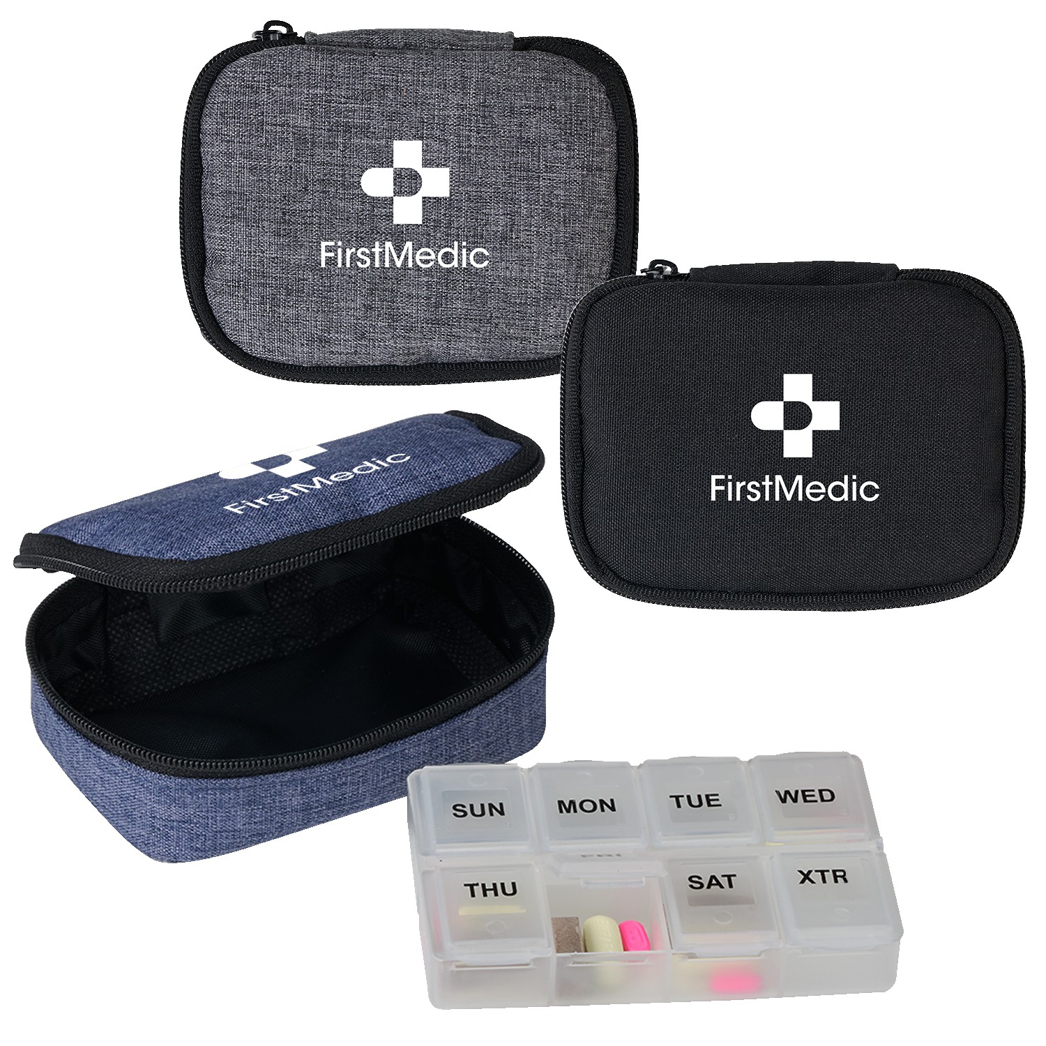 Traveler 8-Compartment Pill Organizer