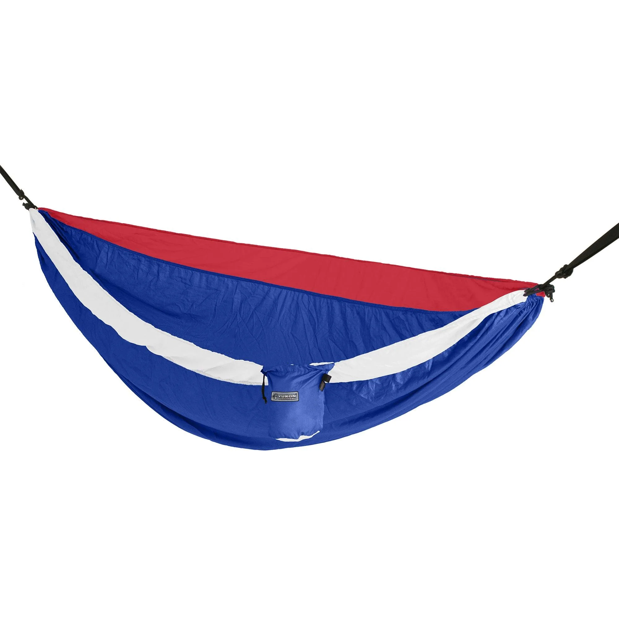 Yukon Outfitters Patriot Red/White/Blue Double Hammock