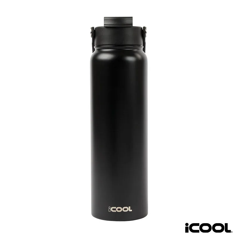 iCOOL Glenwood 35 oz. Double Wall, Recycled Stainless Steel Water Bottle view 2