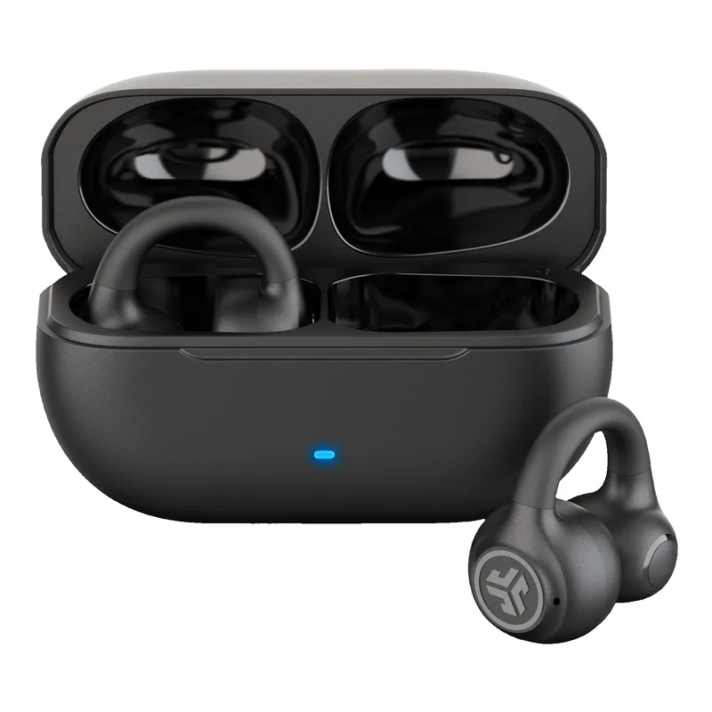 JLab Flex Open Wireless Earbuds - Black