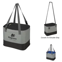 Alfresco Cooler Lunch Bag — Gray With Black
