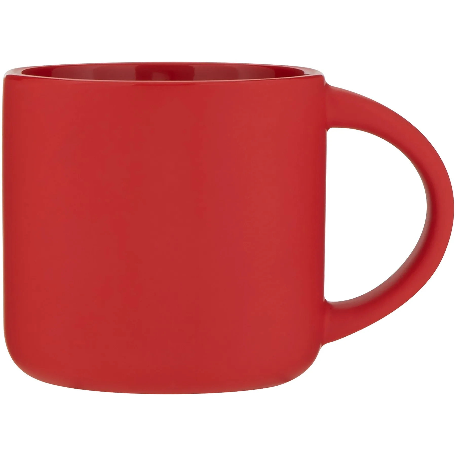 20 oz Minolo Ceramic Coffee Mug (Matte Red) view 2