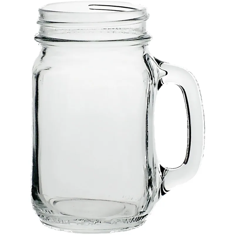 16 Oz. Maplewood Libbey Mason Jar Mug with Handle view 2