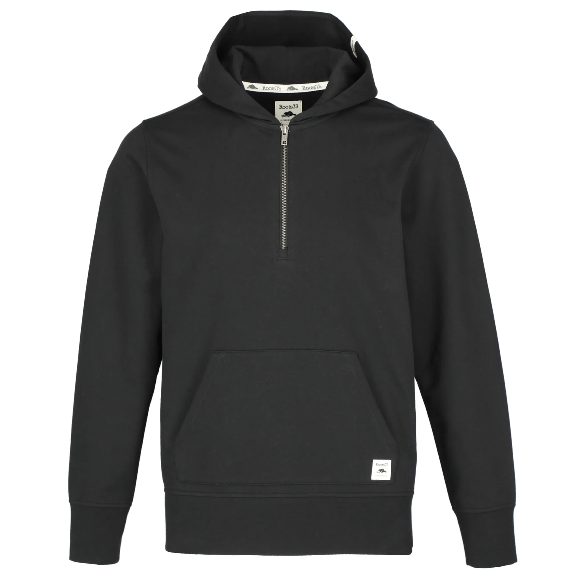 Unisex Roots73 CANMORE Eco French Terry Quarter Zip Hoodie