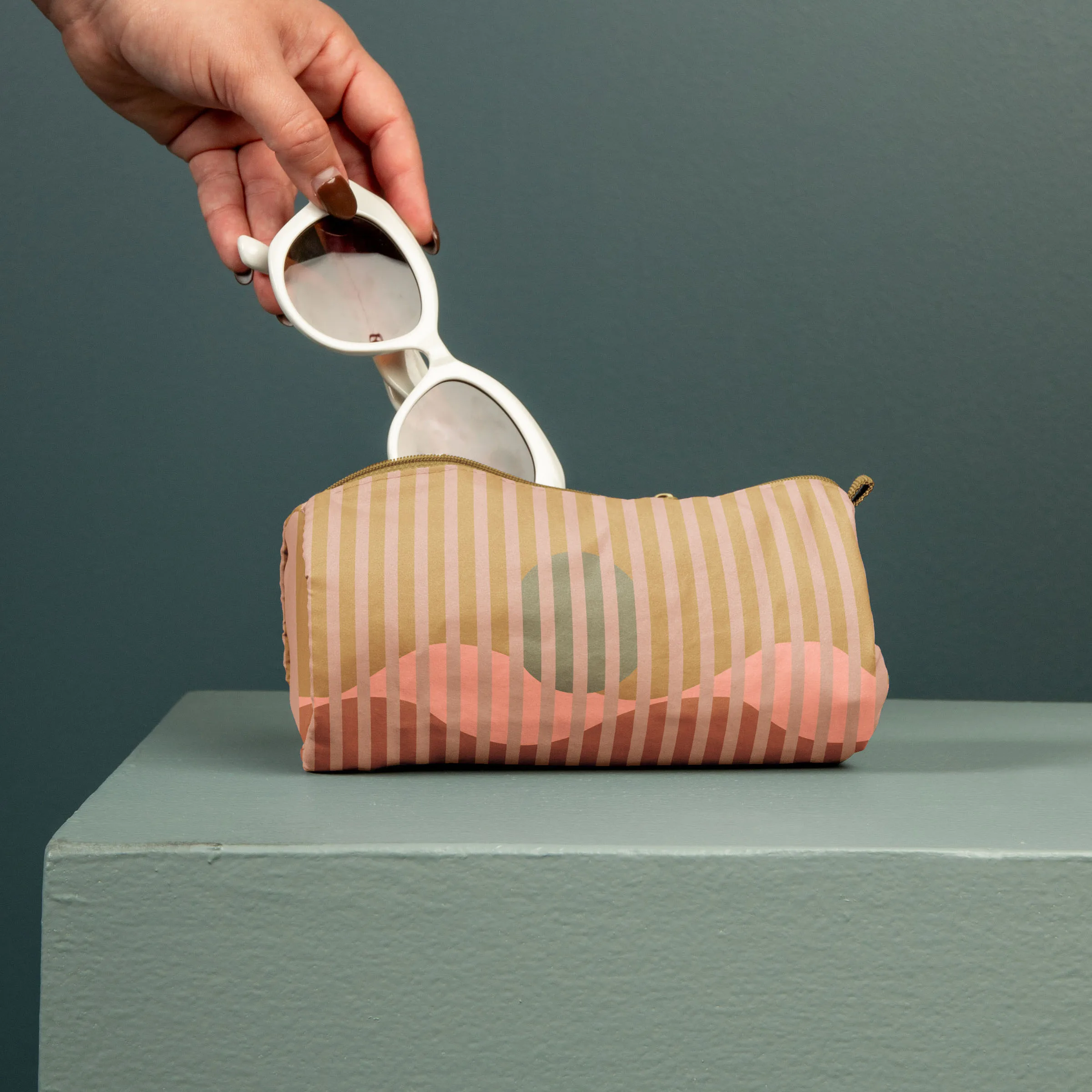 Nylon Taslan Ladybug Pouch view 2