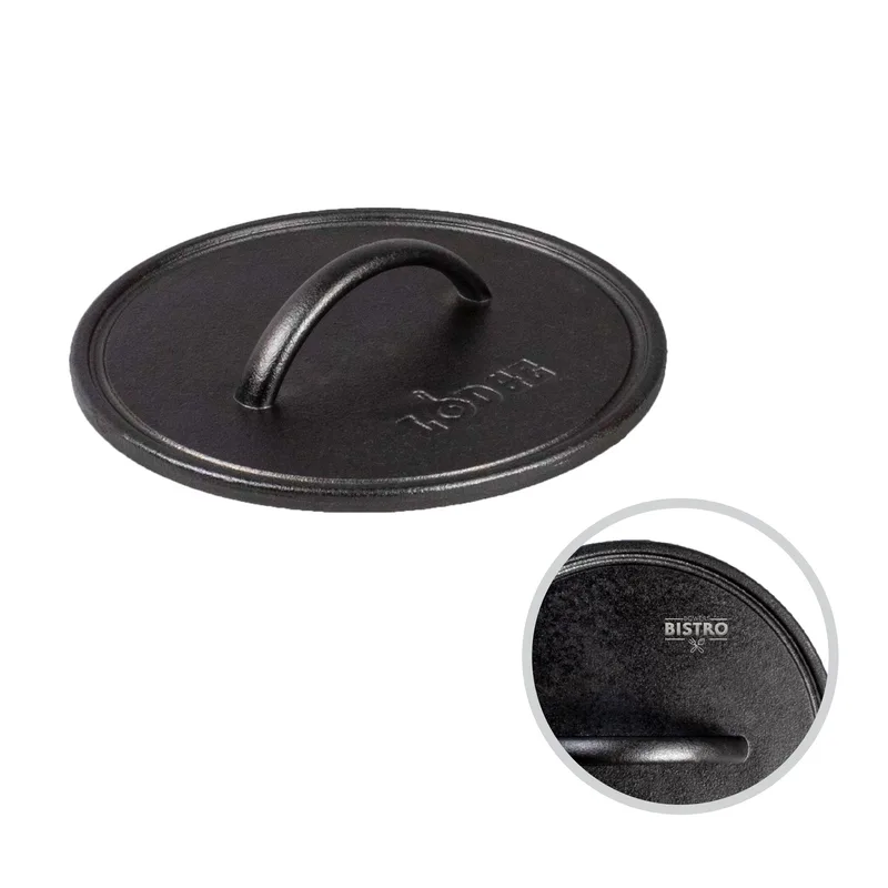 Lodge - Round Seasoned Cast Iron Grill Press