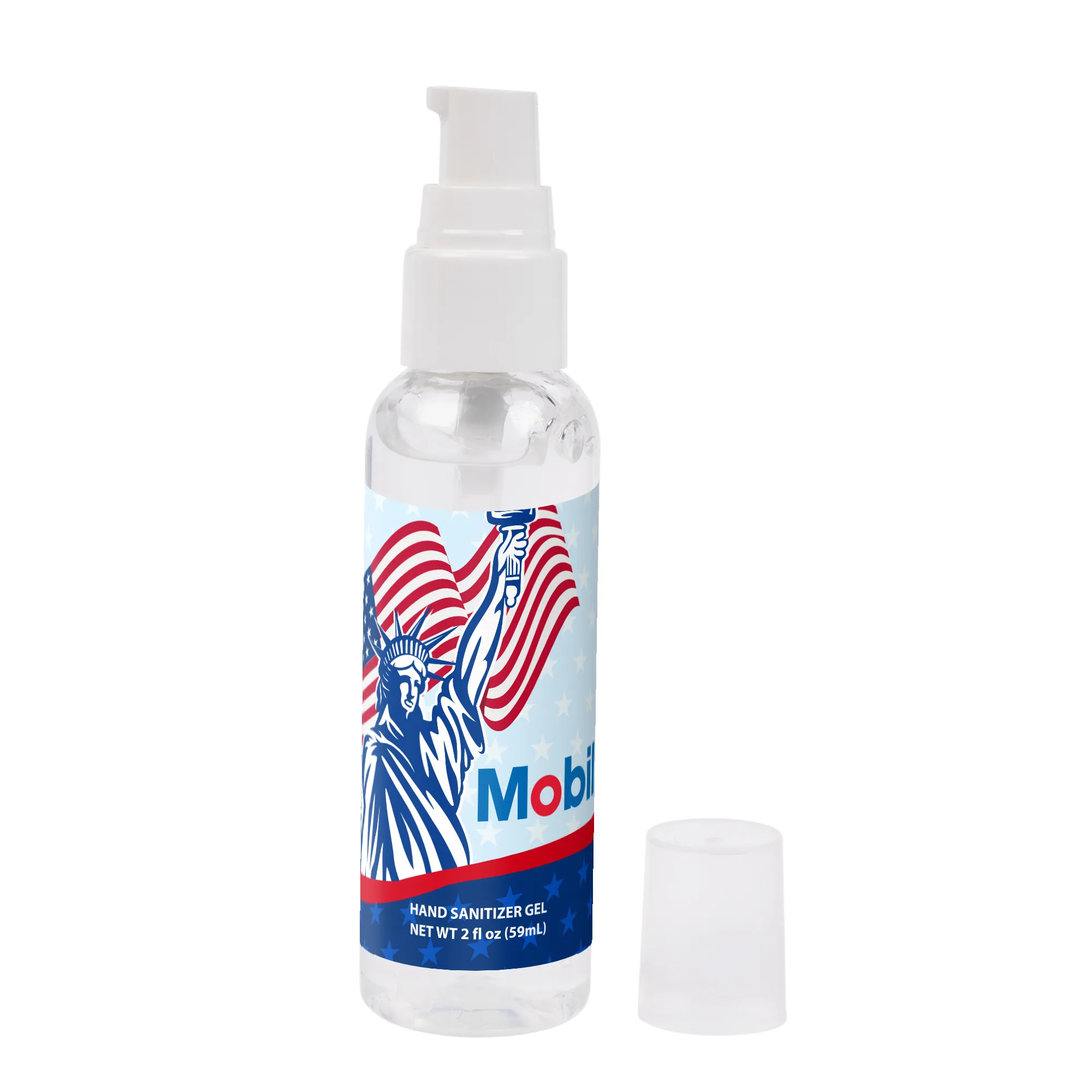 2 oz. Hand Sanitizer Gel with Pump Top view 4