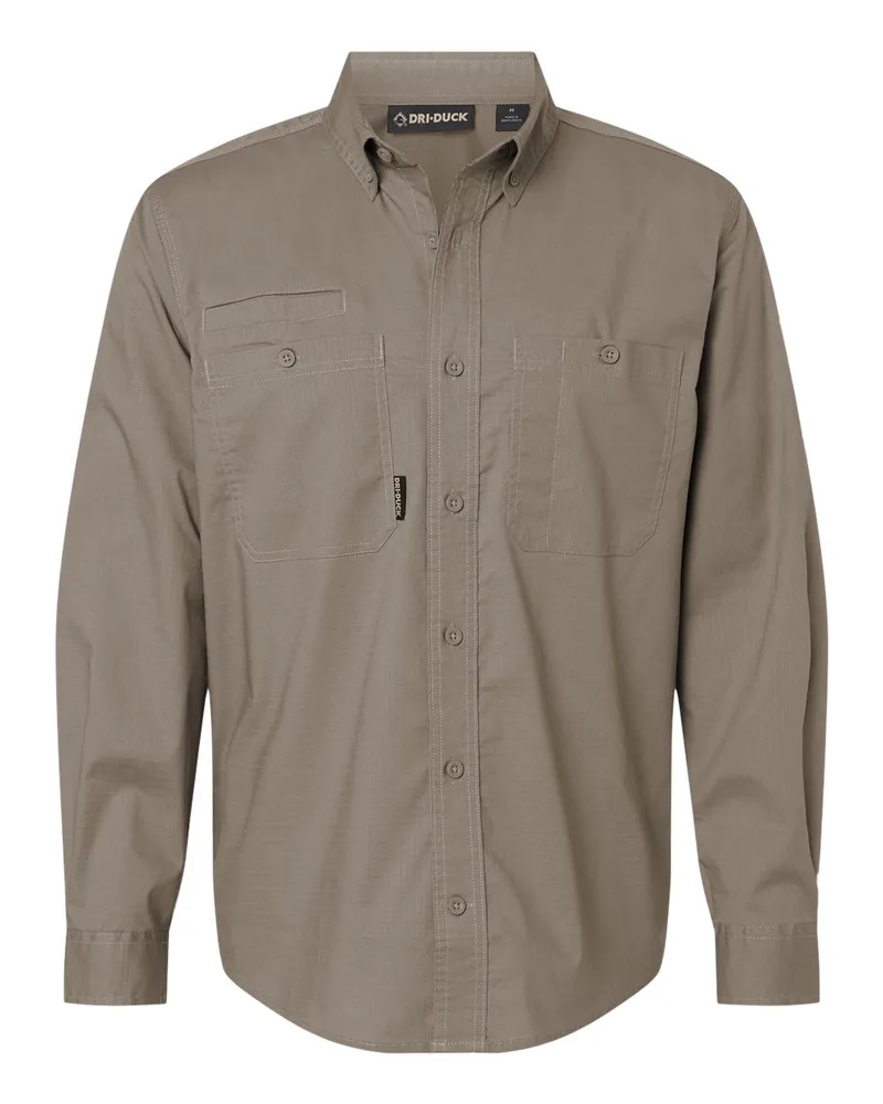 DRI DUCK® Men's Craftsman Woven Long Sleeve Shirt view 5
