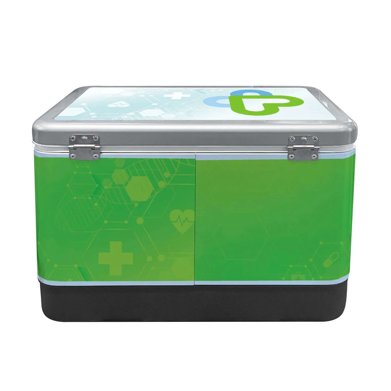 Sasquatch 54QT Cooler, Wrap Graphic and DS Lid Decal view 3