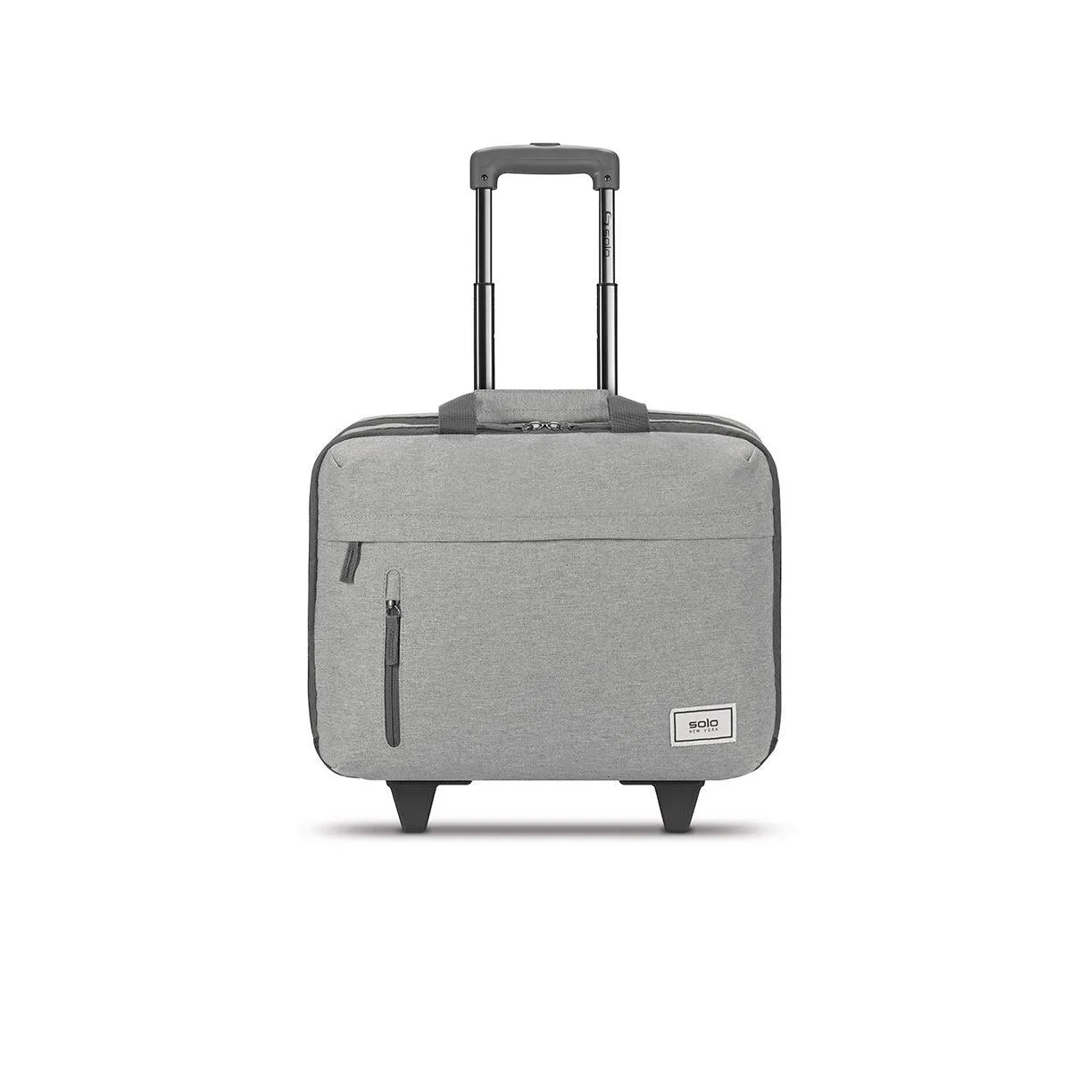 Solo New York Re:Start Underseat Heather Gray Rolling Case