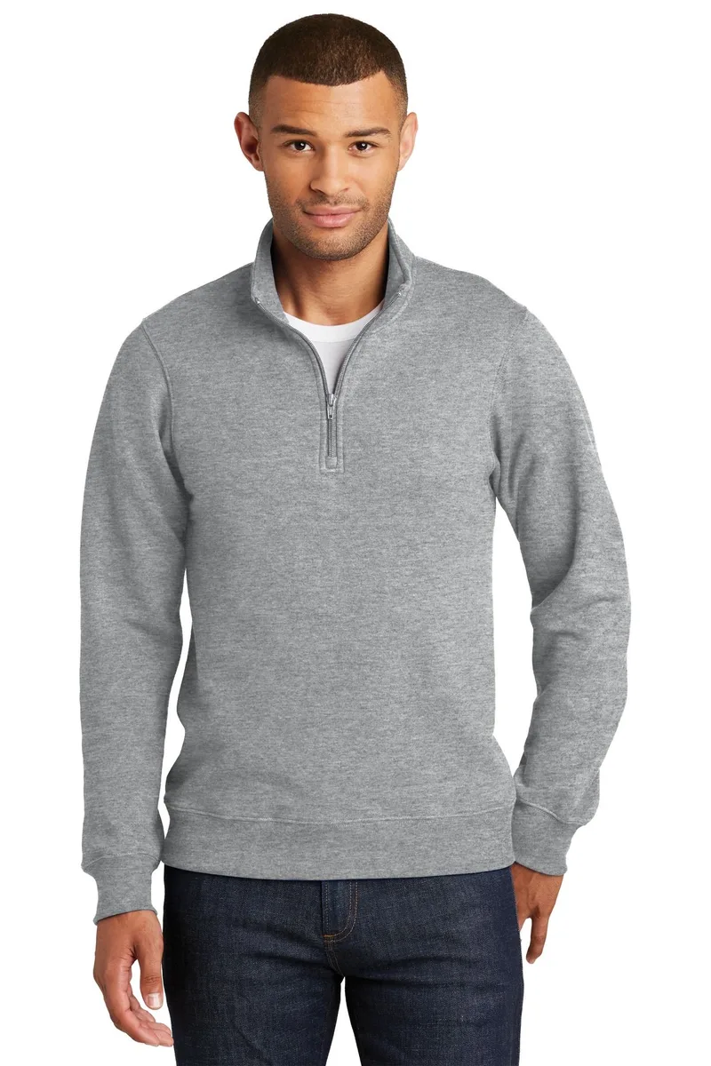 Port & Co™ Fan Favorite Fleece 1/4-Zip Pullover Sweatshirt. view 7