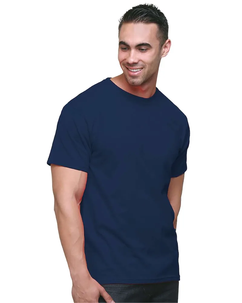 Bayside® Men's Union-Made Fine Jersey T-Shirt view 2
