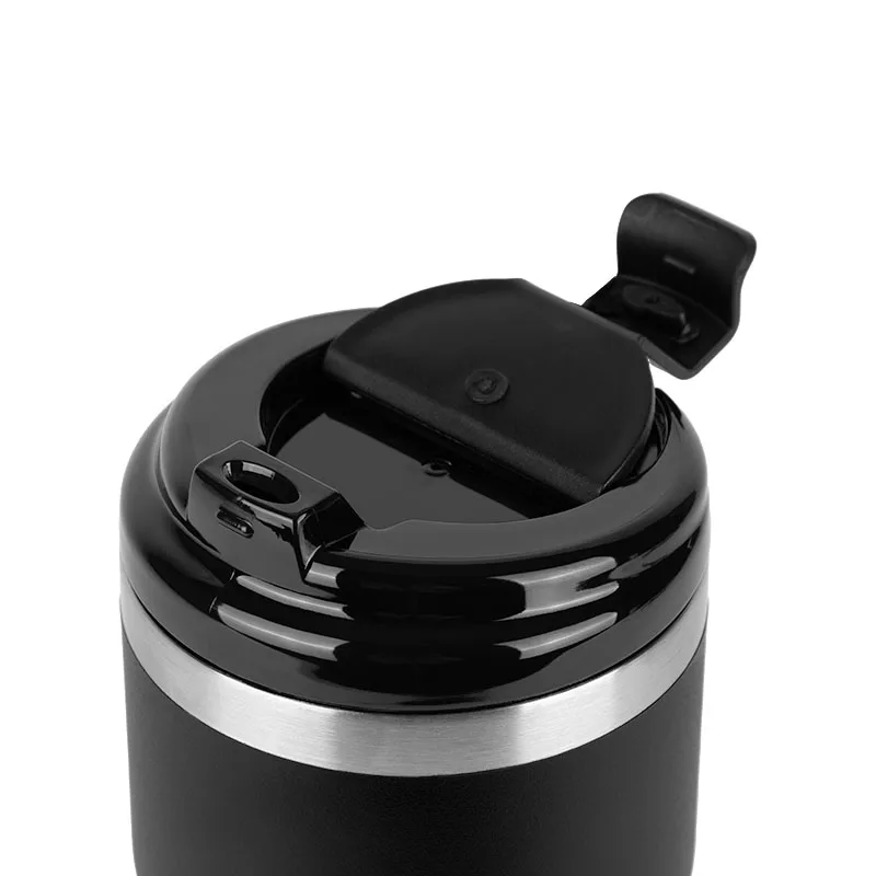 Black/Transparent Smoke Gray/Silver Lid View