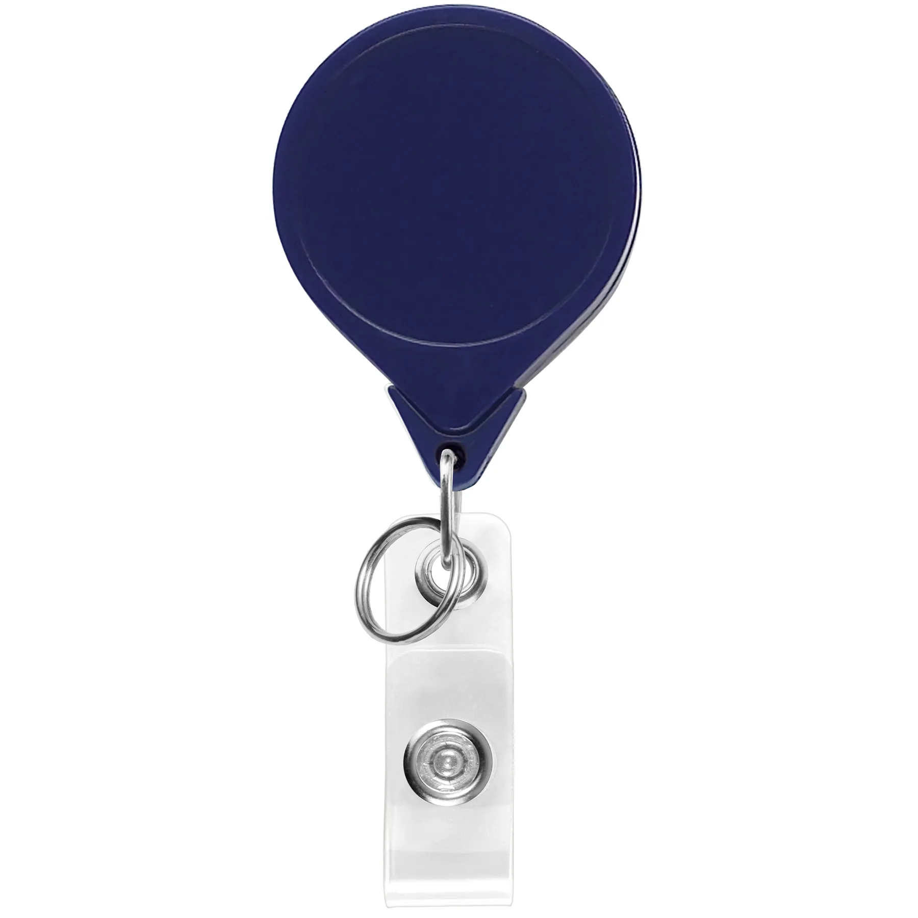 Round Dual Back Retractable Badge Reel view 2