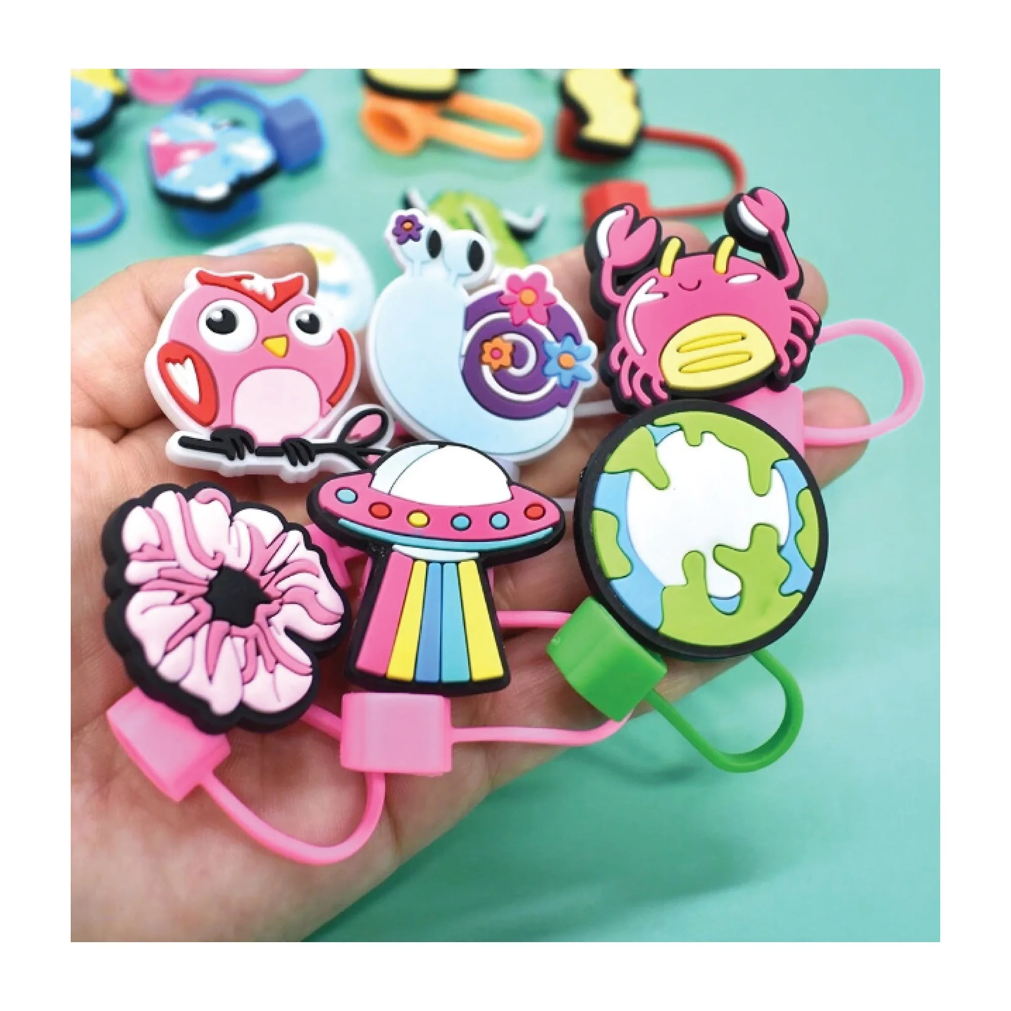 Custom Straw Toppers view 7