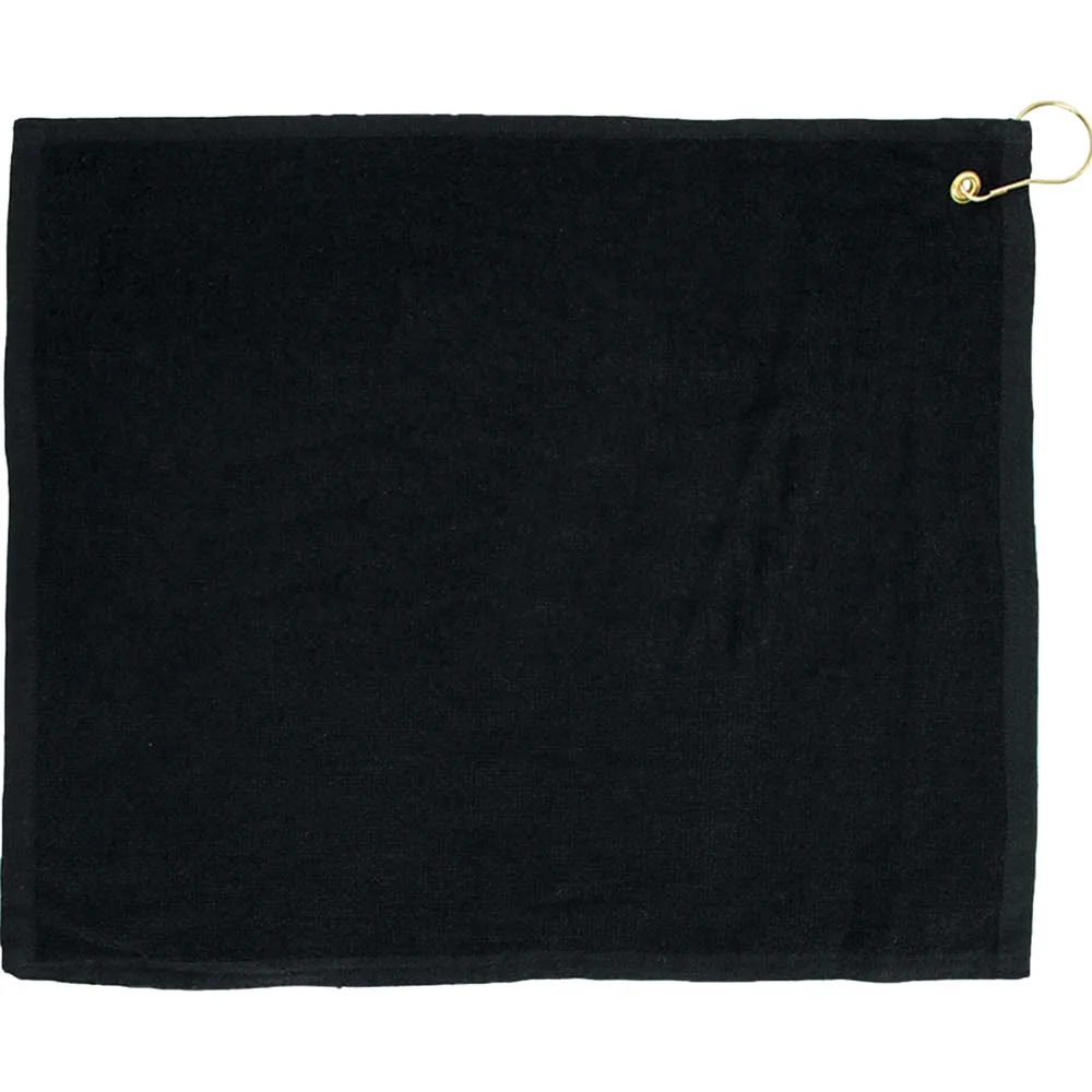 Terry Hemmed Golf Towel 15" x 18" view 2