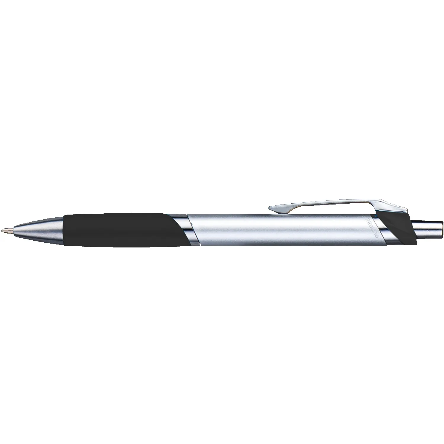 Silver/Black Blank Side View