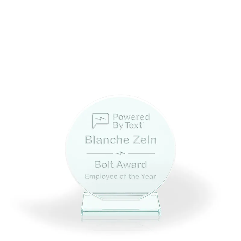 Luminary Jade Glass Award, Medium