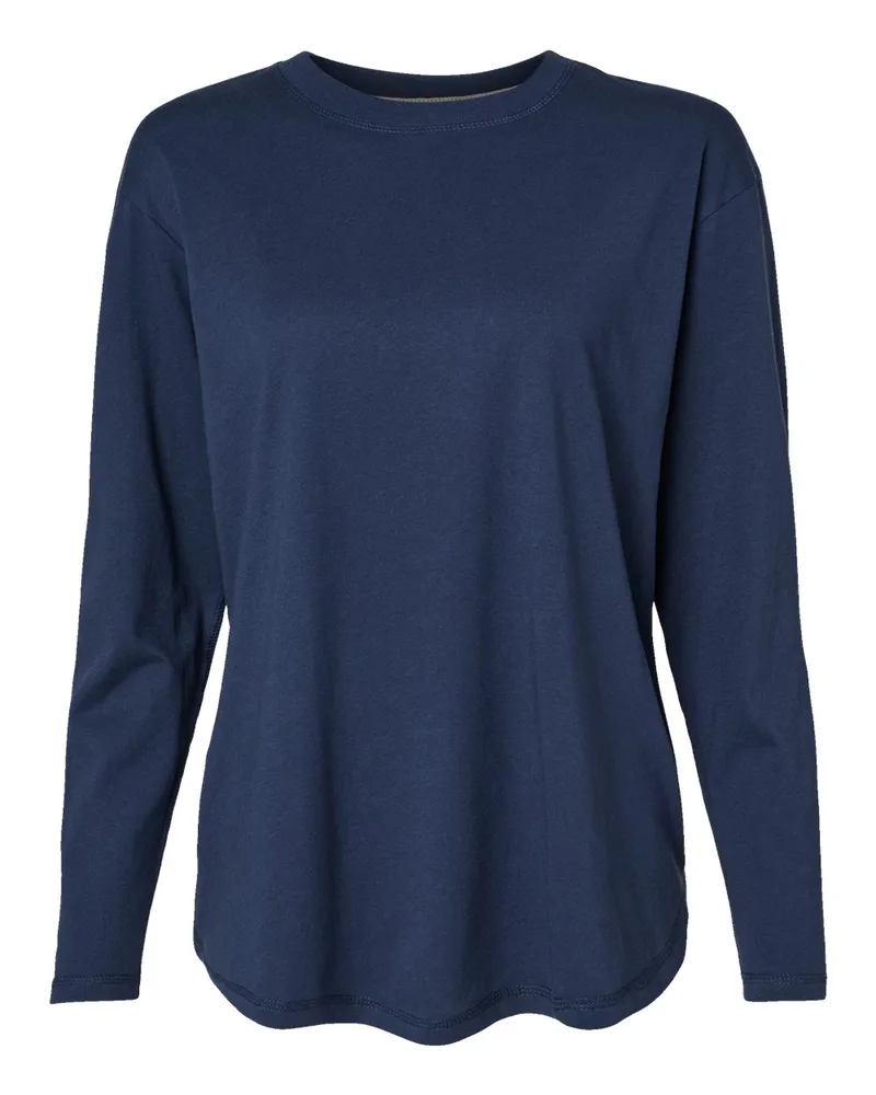 LAT® Ladies' Relaxed Long Sleeve T-Shirt view 6