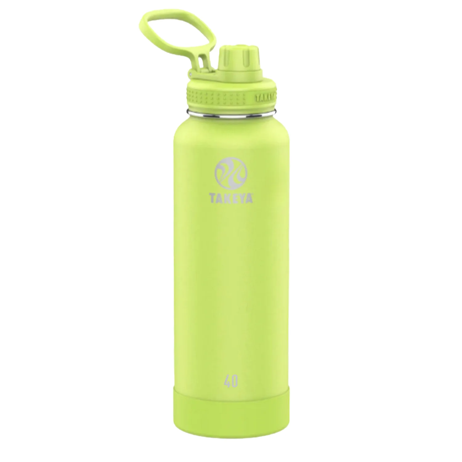 40 oz Takeya® Stainless Steel Insulated Active Water Bottle w/ Spout Lid view 5