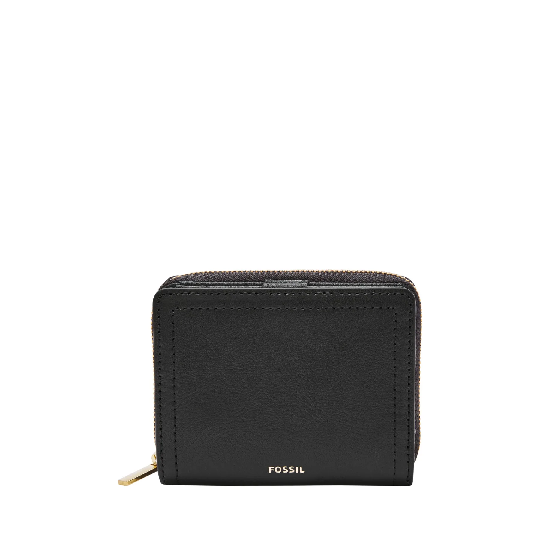 Fossil Logan Leather RFID Mini Multifunction Wallet - Black