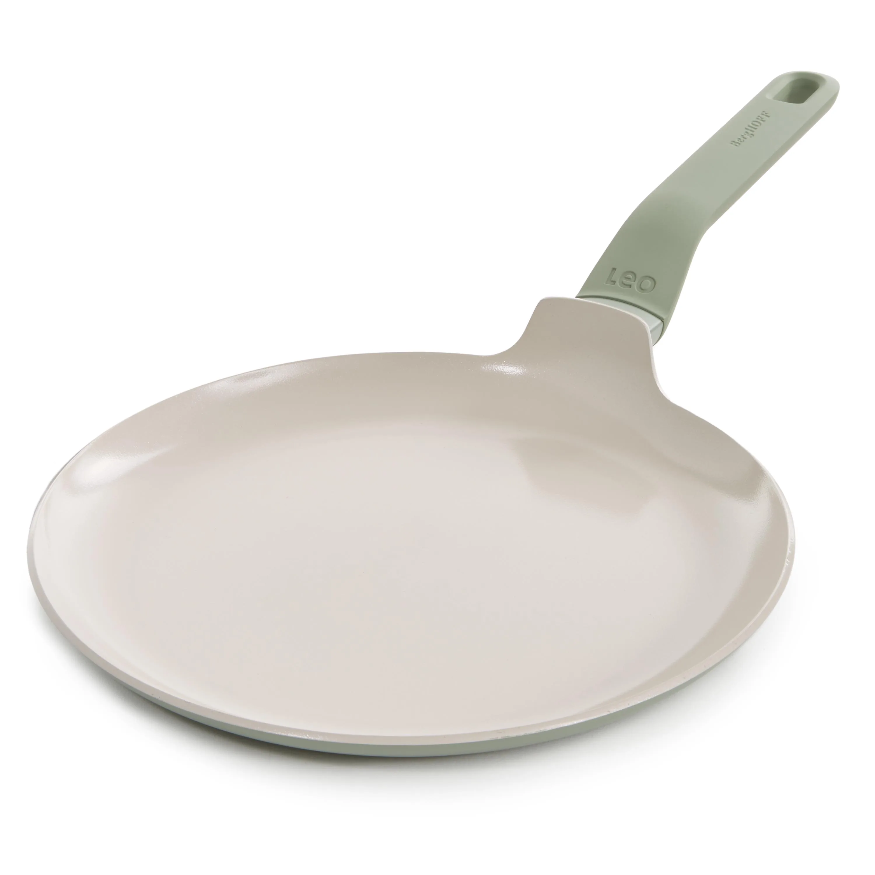 BergHoff Leo Balance Ns Ceramic Pancake Pan 10.25", Recycled Aluminum, Sage